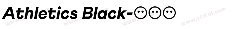 Athletics Black字体转换